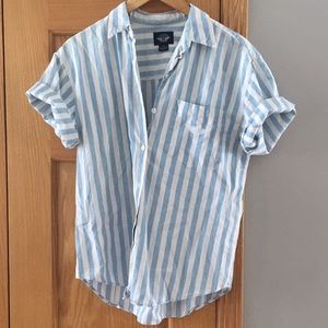 Vintage Dockers striped short sleeve button up